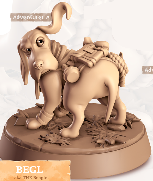 Beagle - Dogs - Begl - Animal Companions by Cornelia - Cast n Play