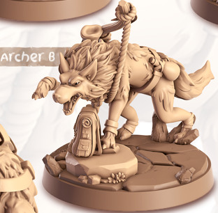 Wolf - Polar - Gof - Animal Companions by Cornelia - Cast n Play