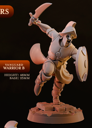 Vanguard Warriors - Unyielding Legion - Cast n Play
