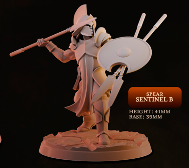 Spear Sentinels - Unyielding Legion - Cast n Play
