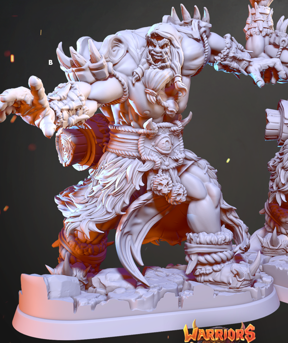 Sulgha, Sorcerer Orc - Warriors of the Wastelands - Cast n Play