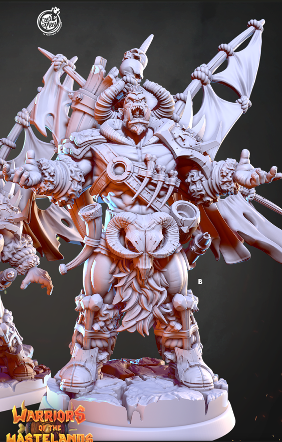 Orc Tribe Bannerman - Warriors of the Wastelands - Cast n Play