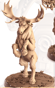 Moose - Polar - Mus - Animal Companions by Cornelia - Cast n Play