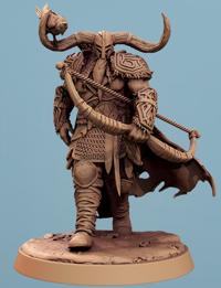 Vargir Rider - aus der Reihe Frostborne Doom von Rescale Miniatures
