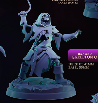 Ranged Skeletons - Rise of the Undead - Cast n Play