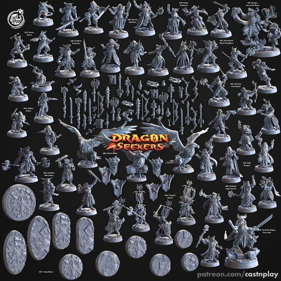 Camp Bases - Dragon Seekers - Cast n Play