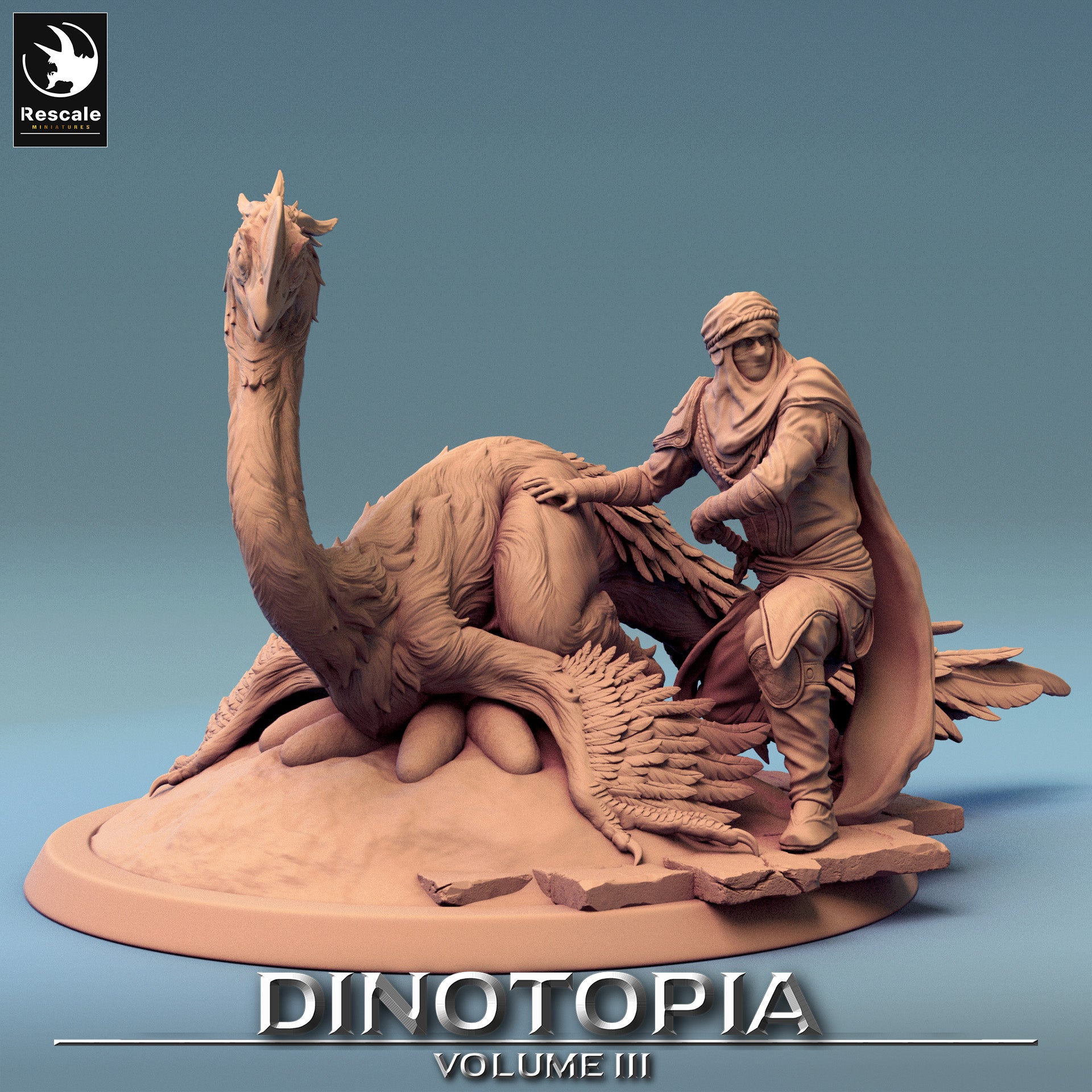 Oviraptor - aus der Reihe Dinotopia III von Rescale Miniatures
