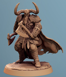 Vargir Rider - aus der Reihe Frostborne Doom von Rescale Miniatures