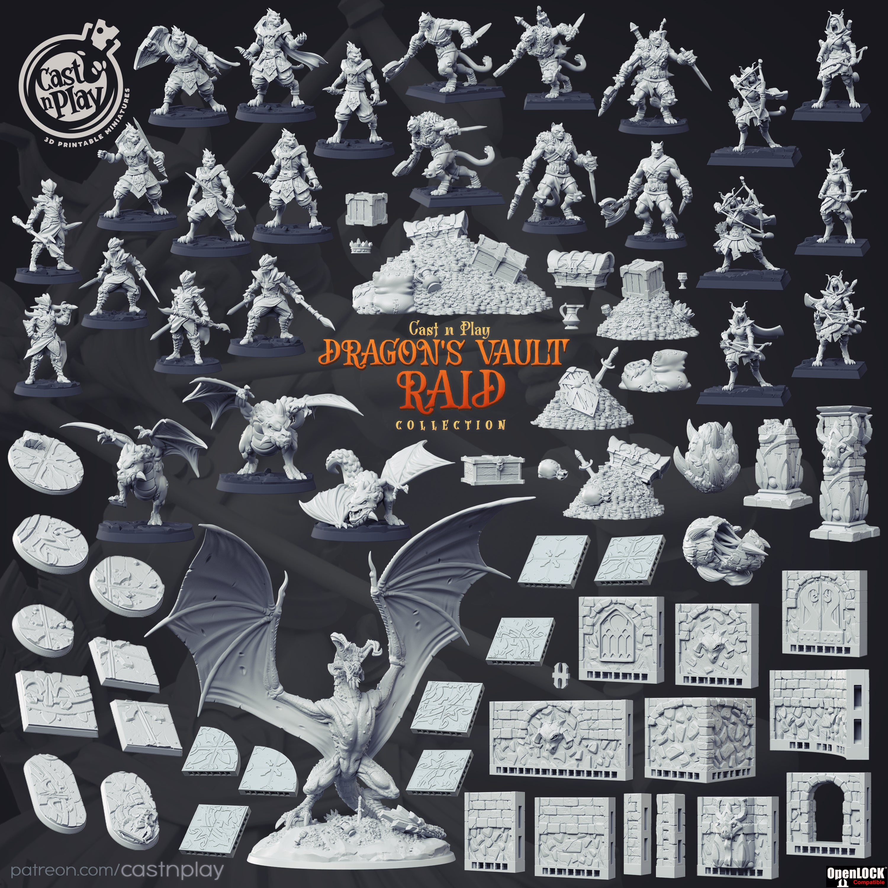 Arctic Beast - Dragons Vault Raids - Cast n Play