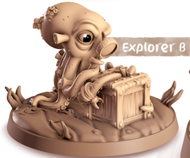 Octopus - Swimmers - Oktopo - Animal Companions by Cornelia - Cast n Play