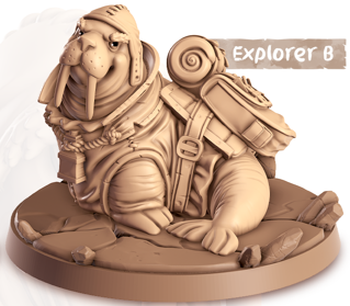 Walrus - Polar - Worlo - Animal Companions by Cornelia - Cast n Play