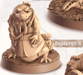 Crocodile - Reptiles - Croc - Animal Companions by Cornelia - Cast n Play