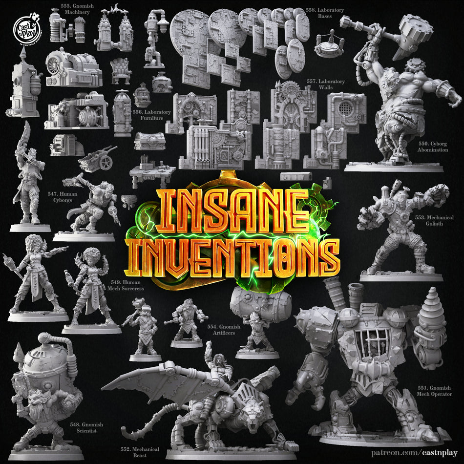 Gnomish Scientist - Insane Inventions - Cast n Play