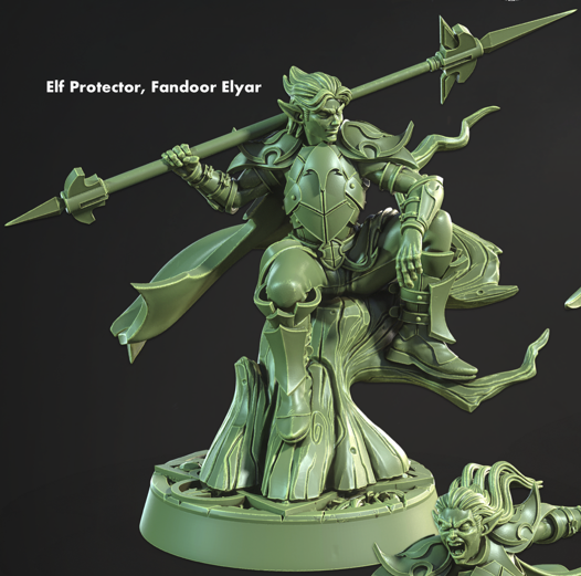 Elvish Sylan Protector - Elvenwood Grove - Cast n Play