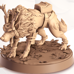 Wolf - Polar - Gof - Animal Companions by Cornelia - Cast n Play