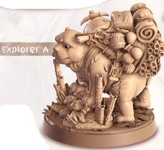 Panda - Bears - Tao - Animal Companions by Cornelia - Cast n Play