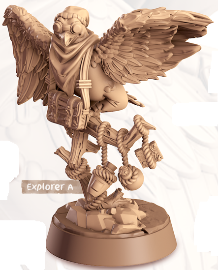Eagle - Flyers - Aigle - Animal Companions by Cornelia - Cast n Play