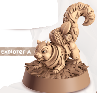 Chipmunk - Climbers - Chip - Animal Companions by Cornelia - Cast n Play