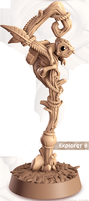 Chameleon - Climbers - Chameo - Animal Companions by Cornelia - Cast n Play