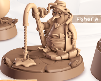 Penguin - Polar - Pengu - Animal Companions by Cornelia - Cast n Play
