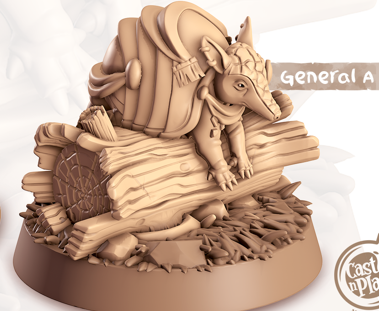 Armadillo - Burrowers - Armillo - Animal Companions by Cornelia - Cast n Play