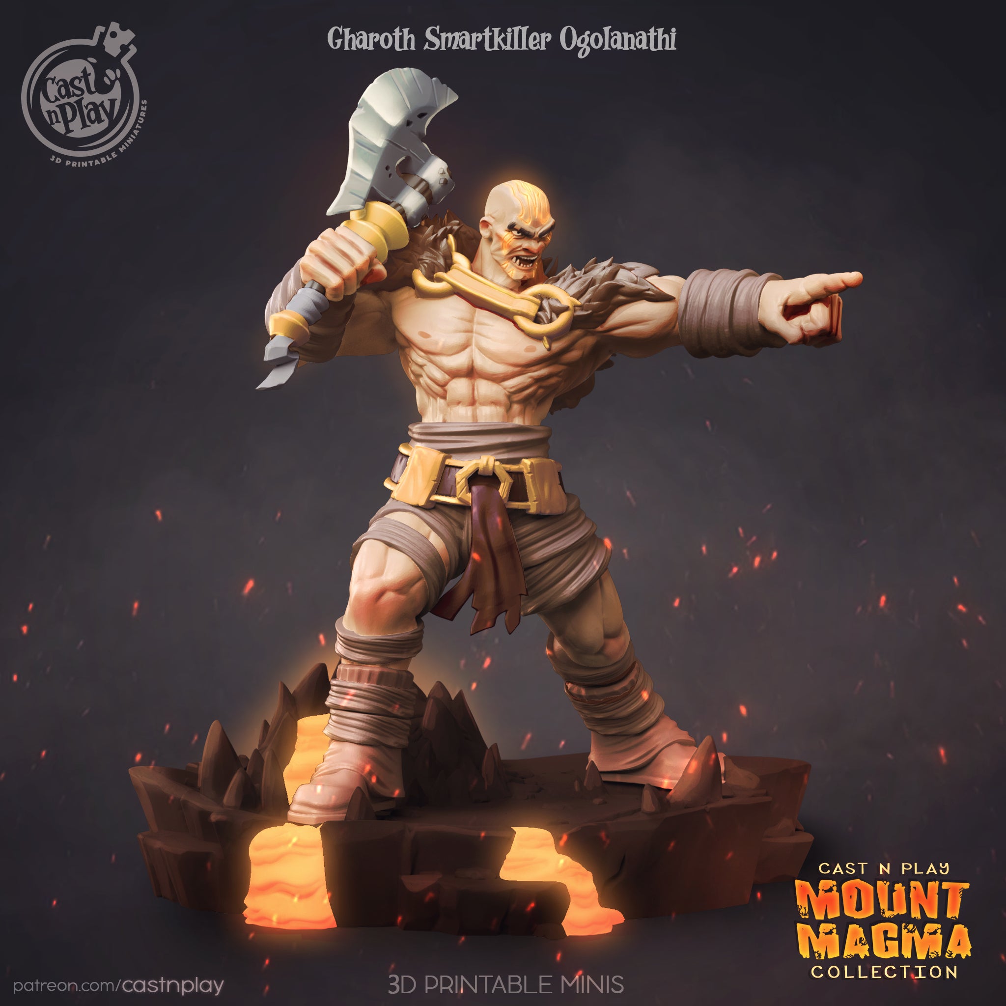 Gharoth Smartkiller - de la série Mount Magma par Cast n Play