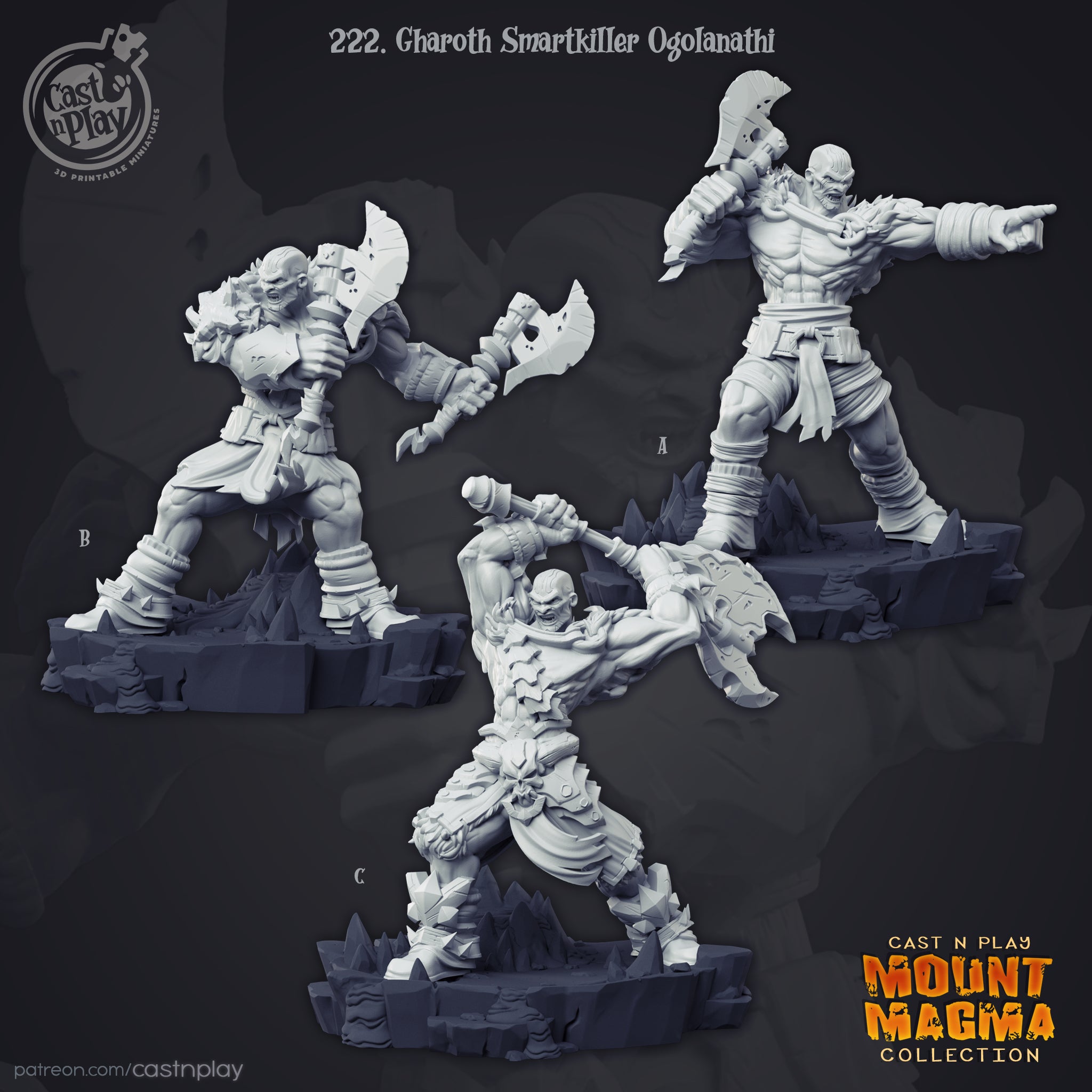 Gharoth Smartkiller - de la série Mount Magma par Cast n Play