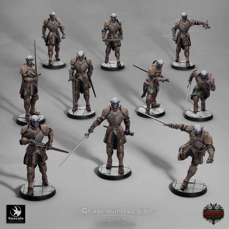 Graveward Legion - Ancient Order Immortalis - Rescale Miniatures