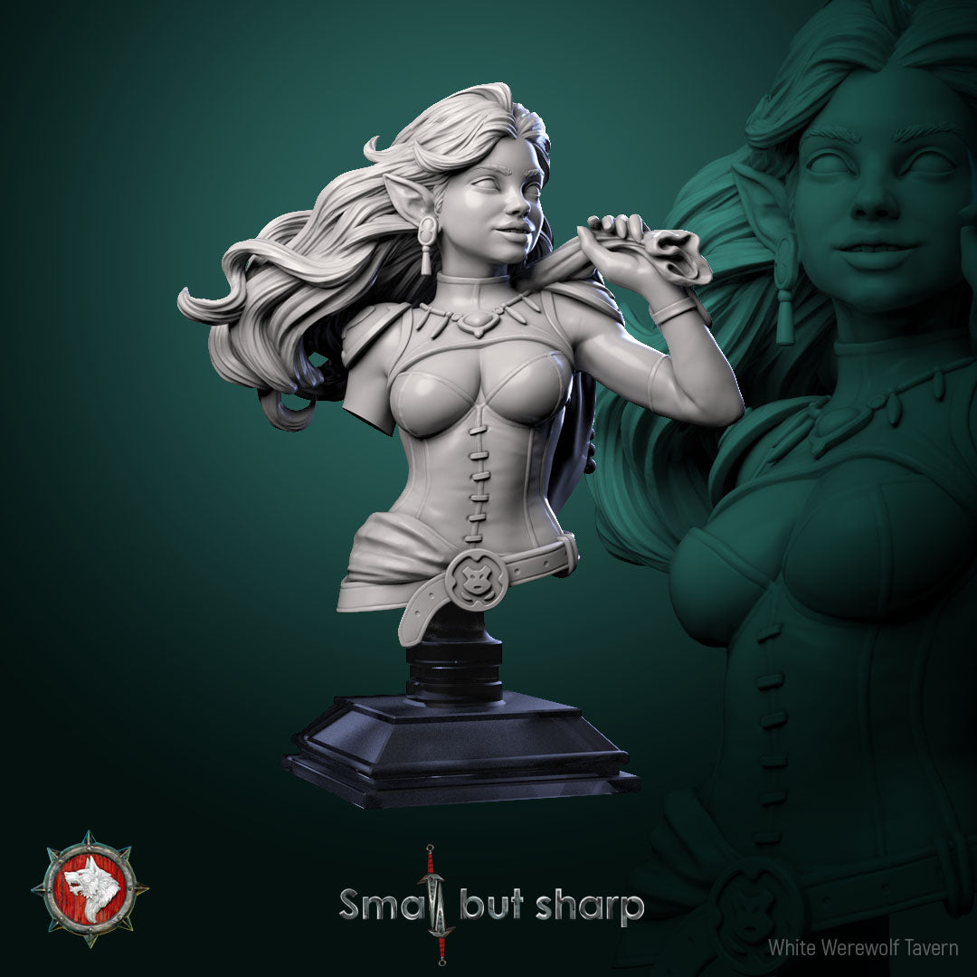 Halfling Thief - Bust aus der Reihe Small but Sharp von White Werewolf Tavern