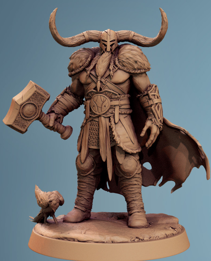 Vargir Rider - aus der Reihe Frostborne Doom von Rescale Miniatures