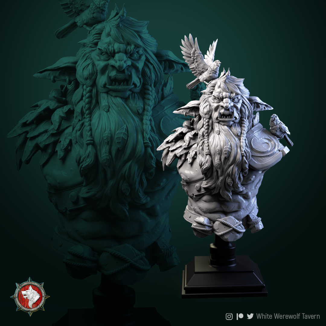 Leshy - Bust aus der Reihe Elven Veil von White Werewolf Tavern