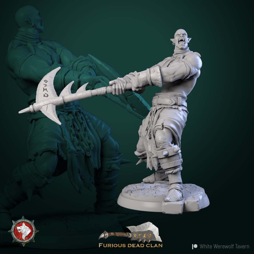Orc Warrior - aus der Reihe Furious Dead Clan von White Werewolf Tavern