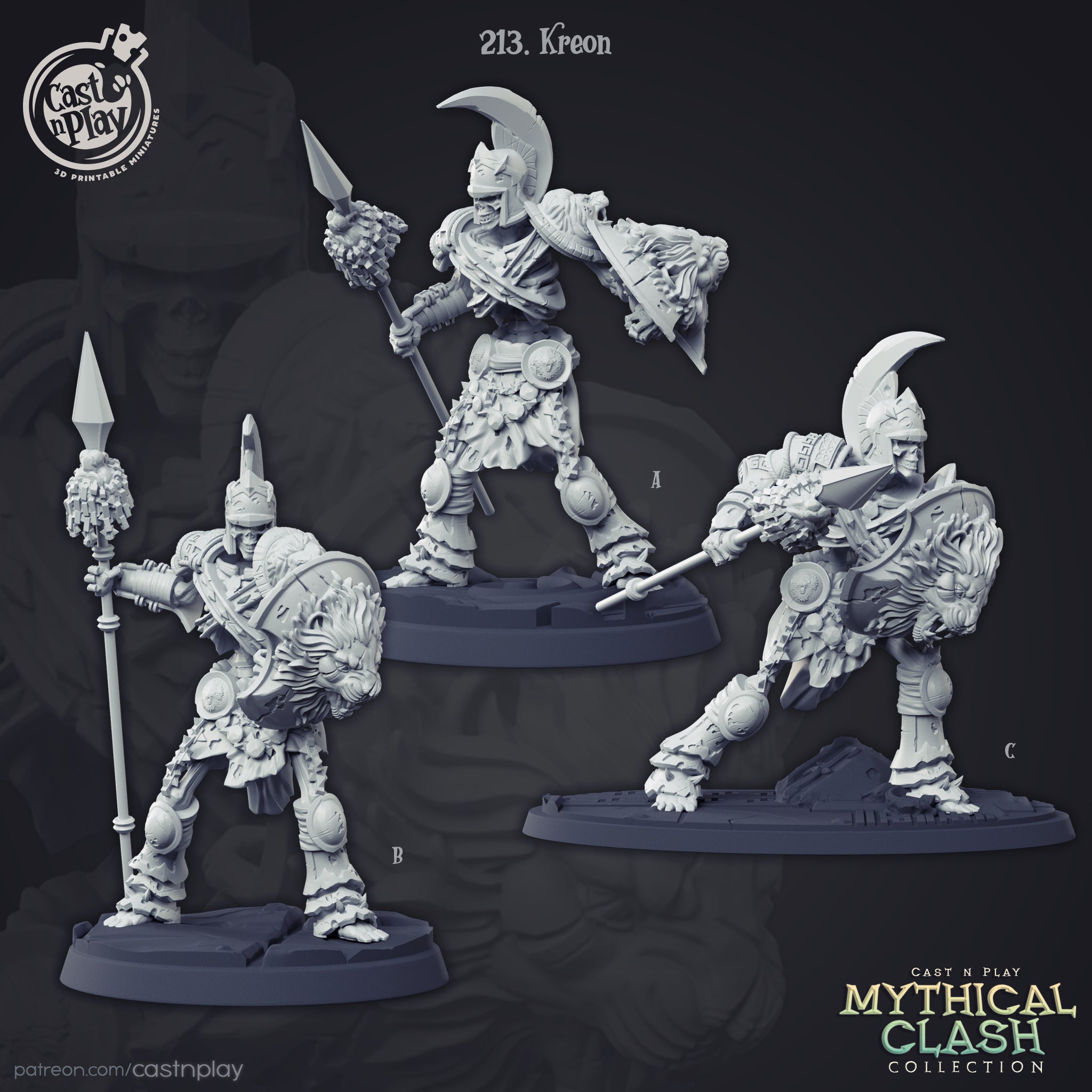 Bodrel - from the Mythical Clash series by Cast n Play