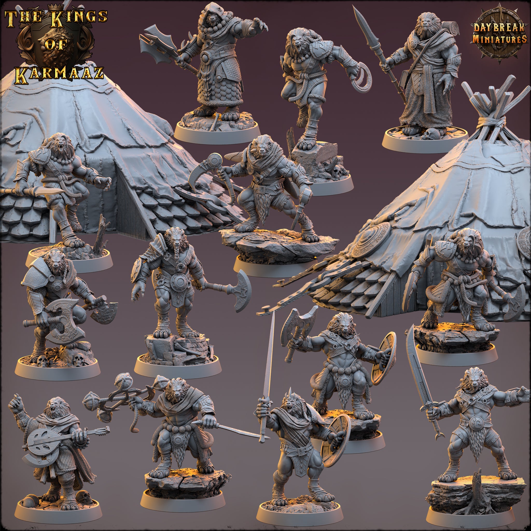 Orcs - de la série Frostbane Legion de Daybreak Miniatures
