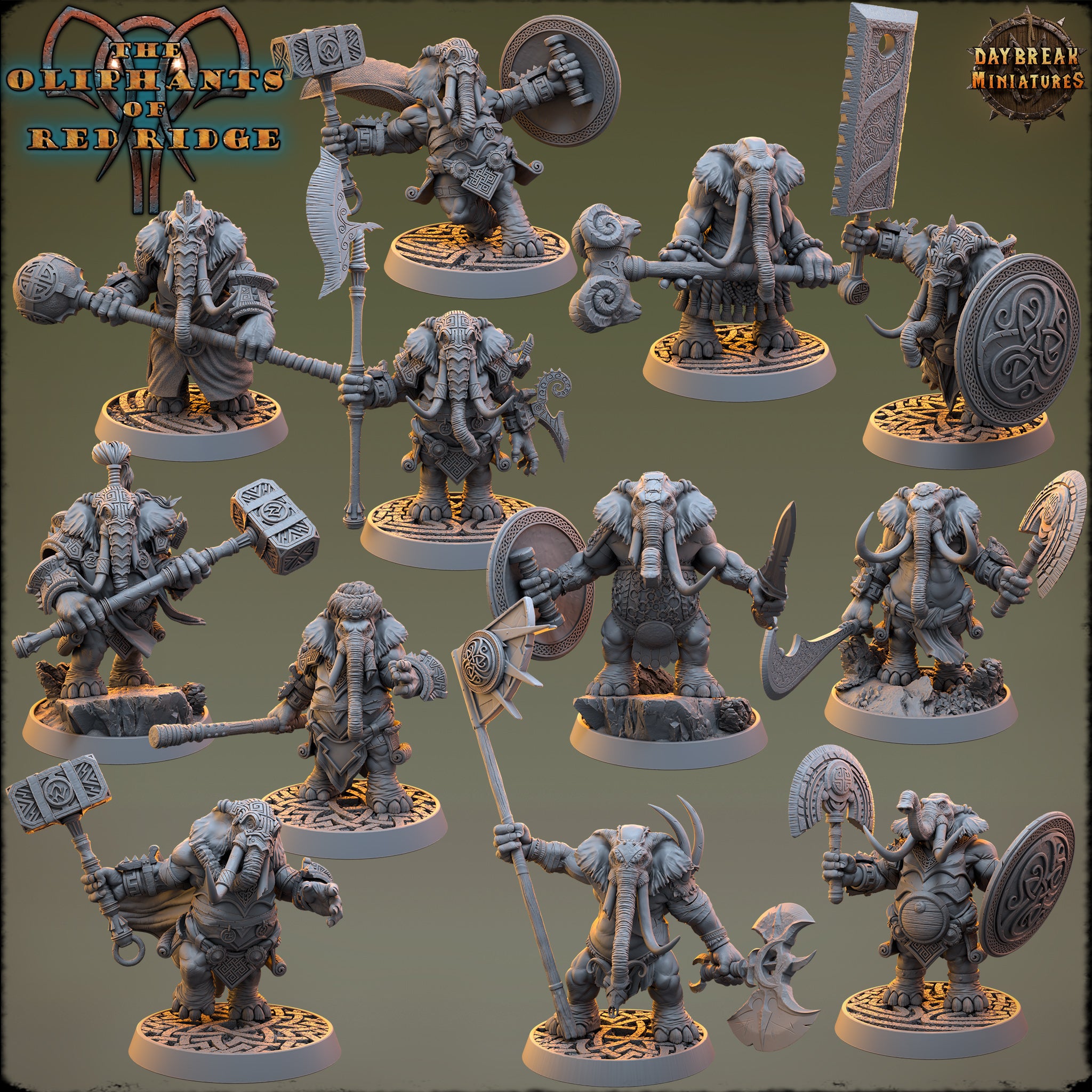 Orcs - de la série Frostbane Legion de Daybreak Miniatures
