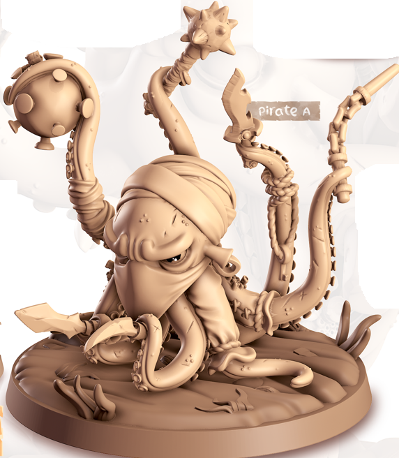 Octopus - Swimmers - Oktopo - Animal Companions by Cornelia - Cast n Play