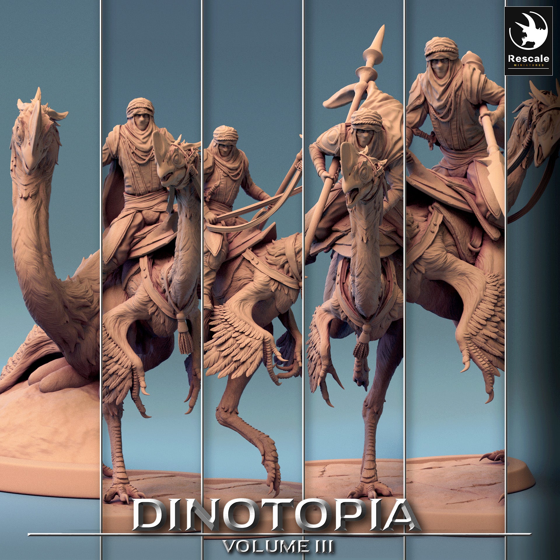Oviraptor - aus der Reihe Dinotopia III von Rescale Miniatures