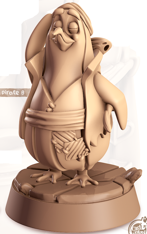 Penguin - Polar - Pengu - Animal Companions by Cornelia - Cast n Play