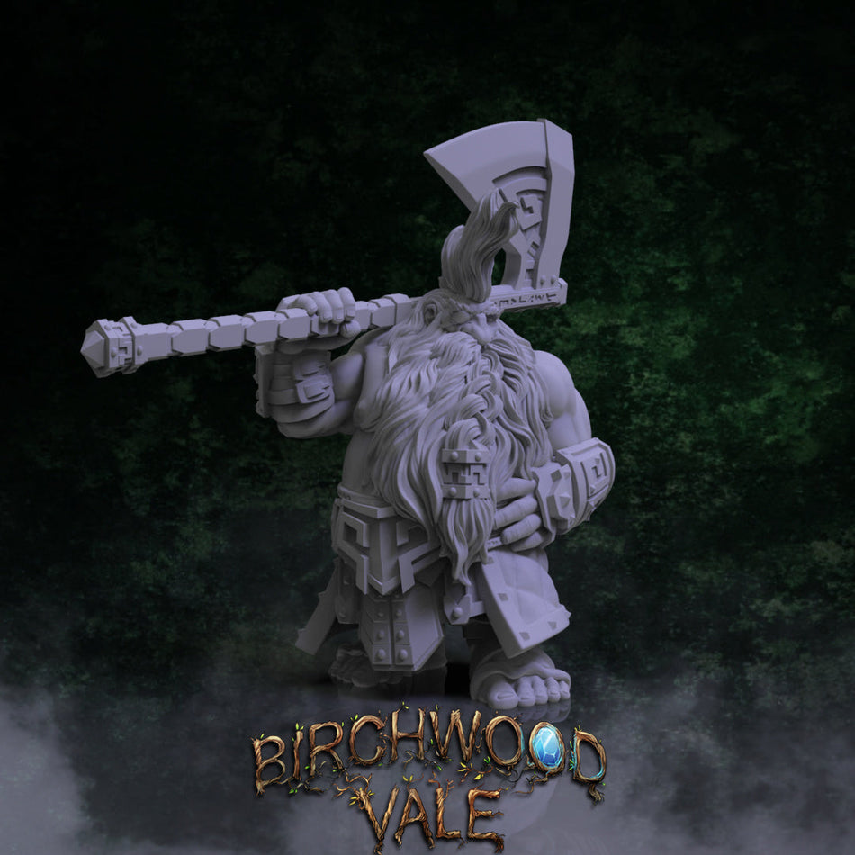 Ungrim Mallakson - Zwerg aus der Reihe Birchwood Vale Heroes von RMPrintable