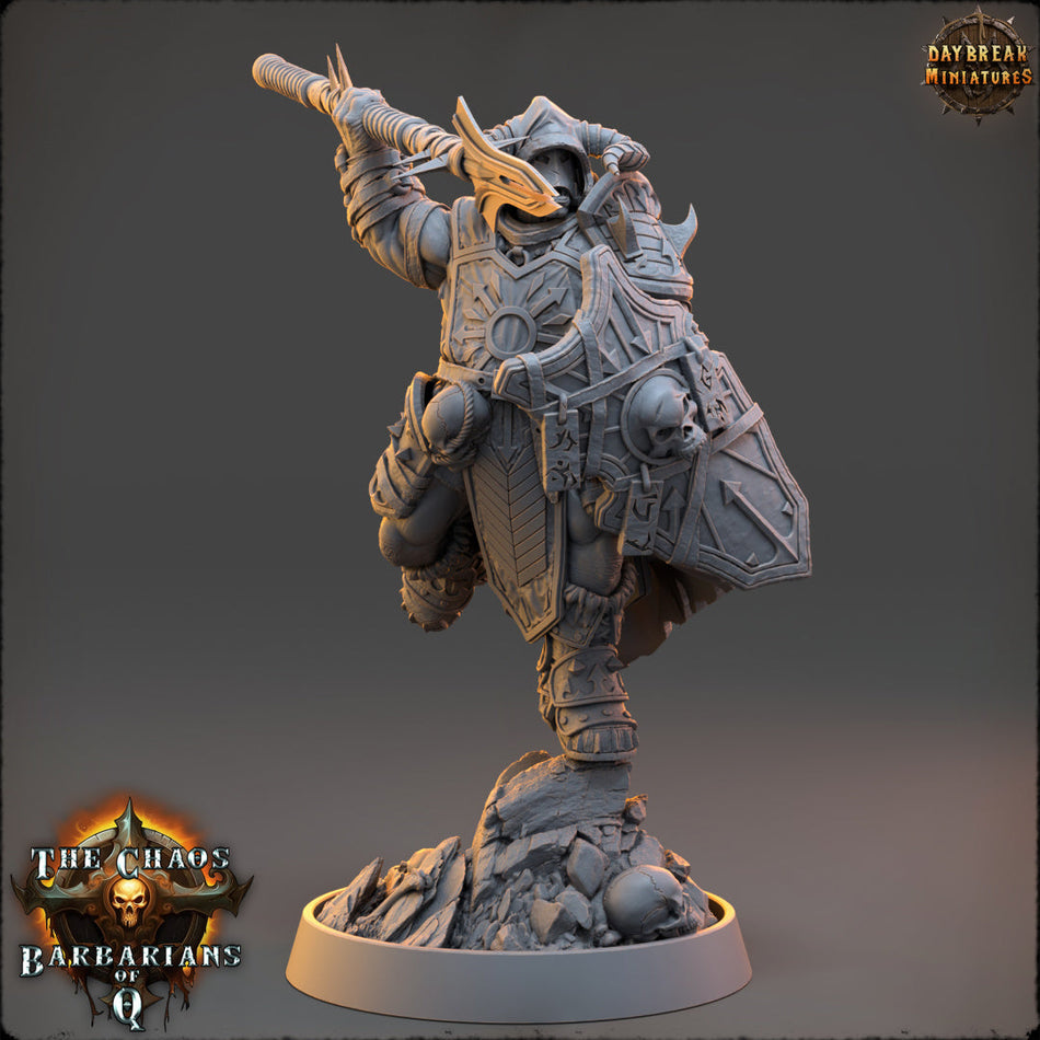 The Chaos Barbarians of Q von Daybreak Miniatures