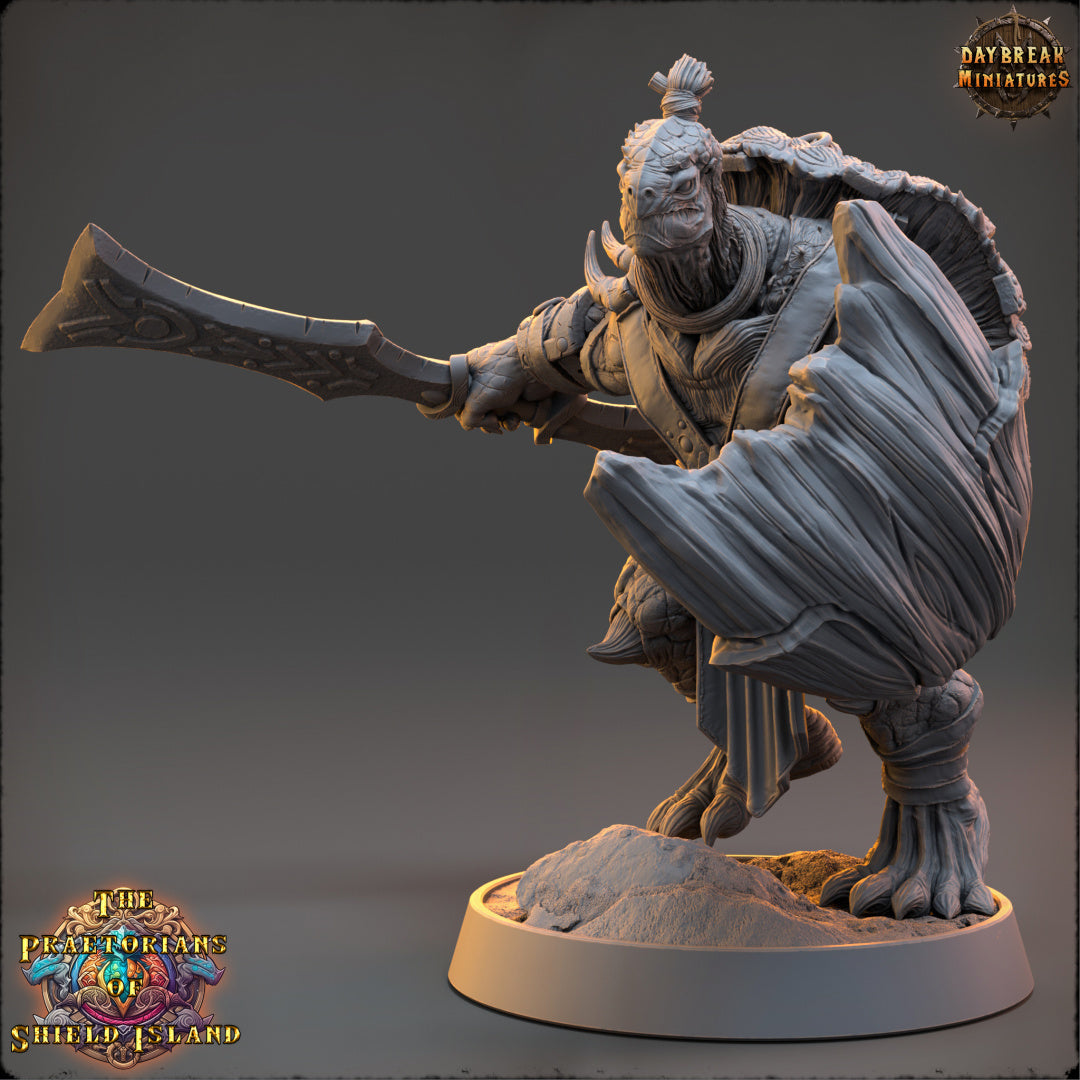 Schildkröten - aus der Reihe The Praetorians of Shield Island von Daybreak Miniatures
