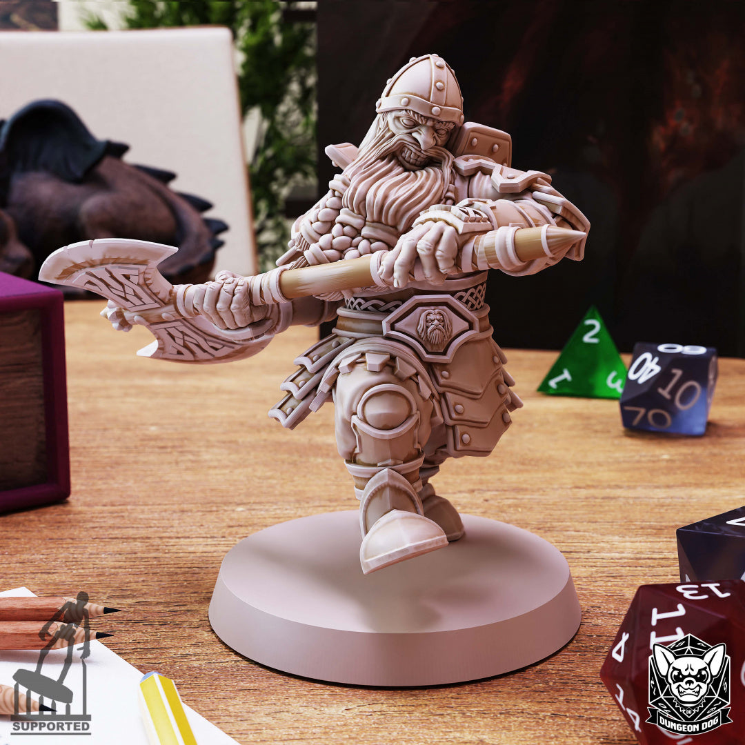 Guerrier nain - par Dungeon Dog
