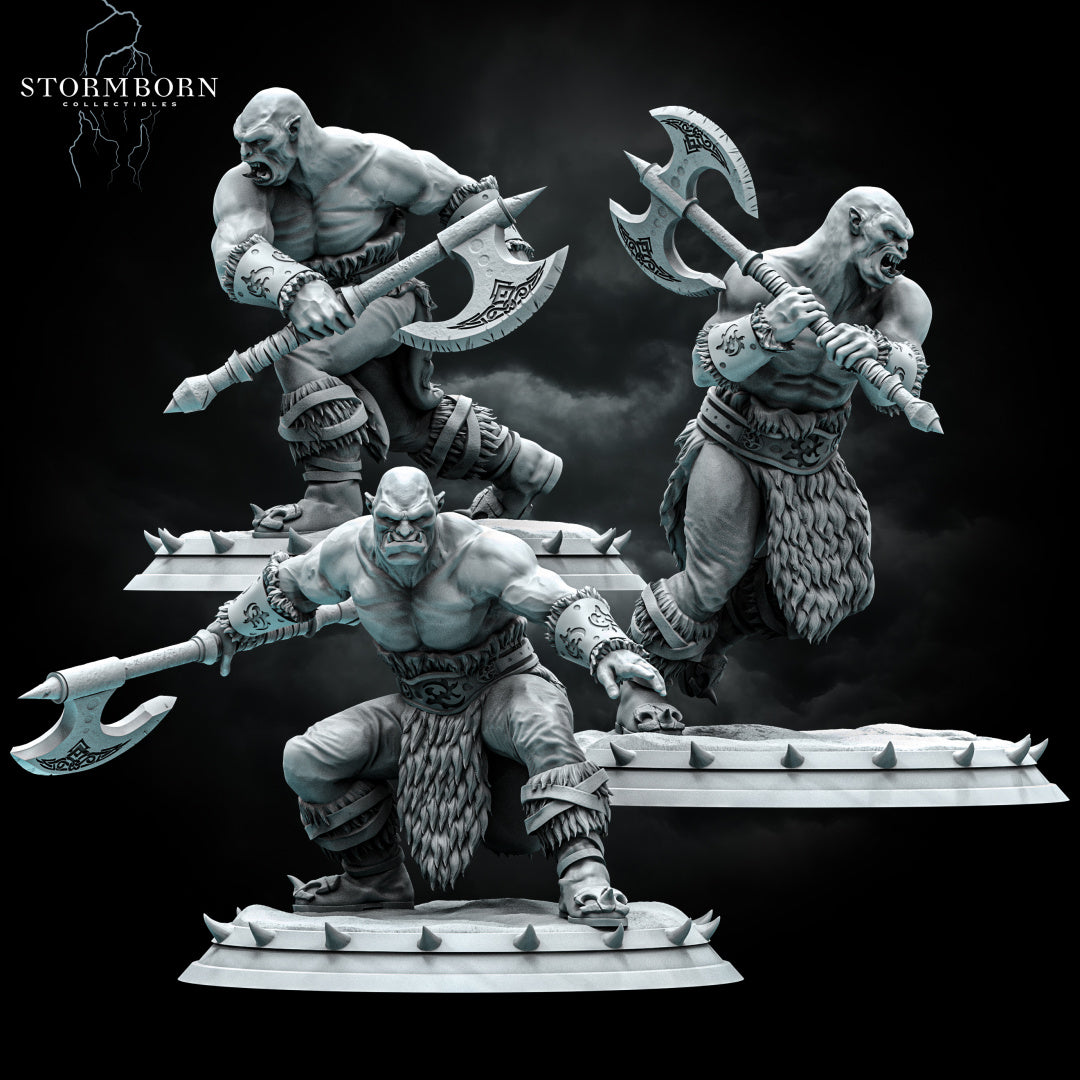 Guerriers orques de Stormborn Collectibles