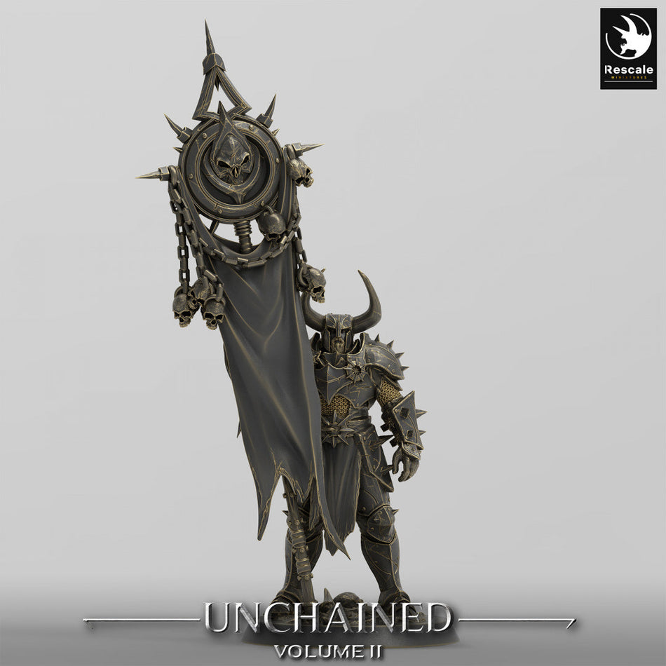 Warrior Banner aus der Reihe Unchained II von Rescale Miniatures