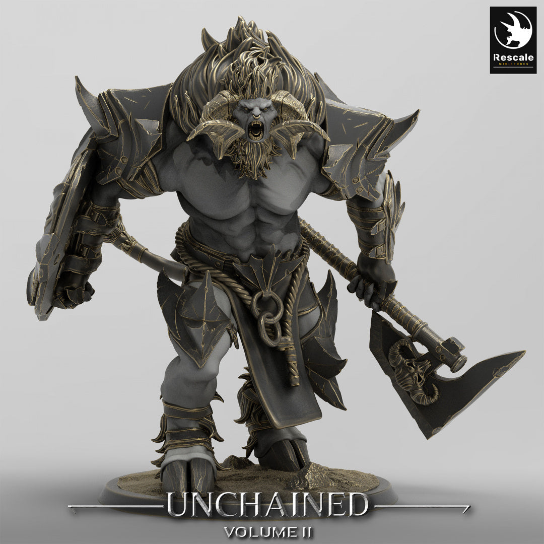 Minotaur - aus der Reihe Unchained II. von Rescale Miniatures