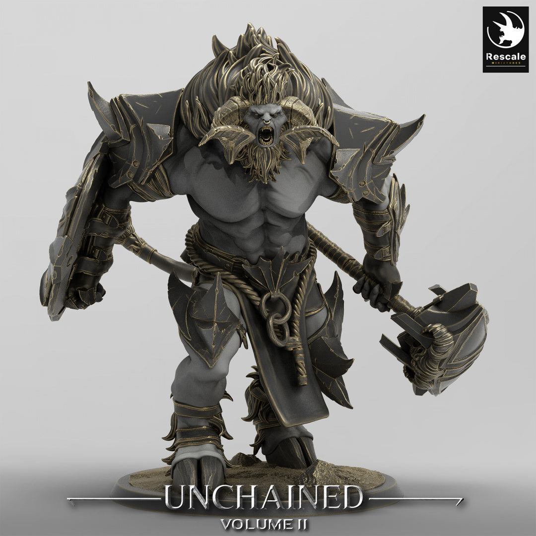 Minotaur - aus der Reihe Unchained II. von Rescale Miniatures