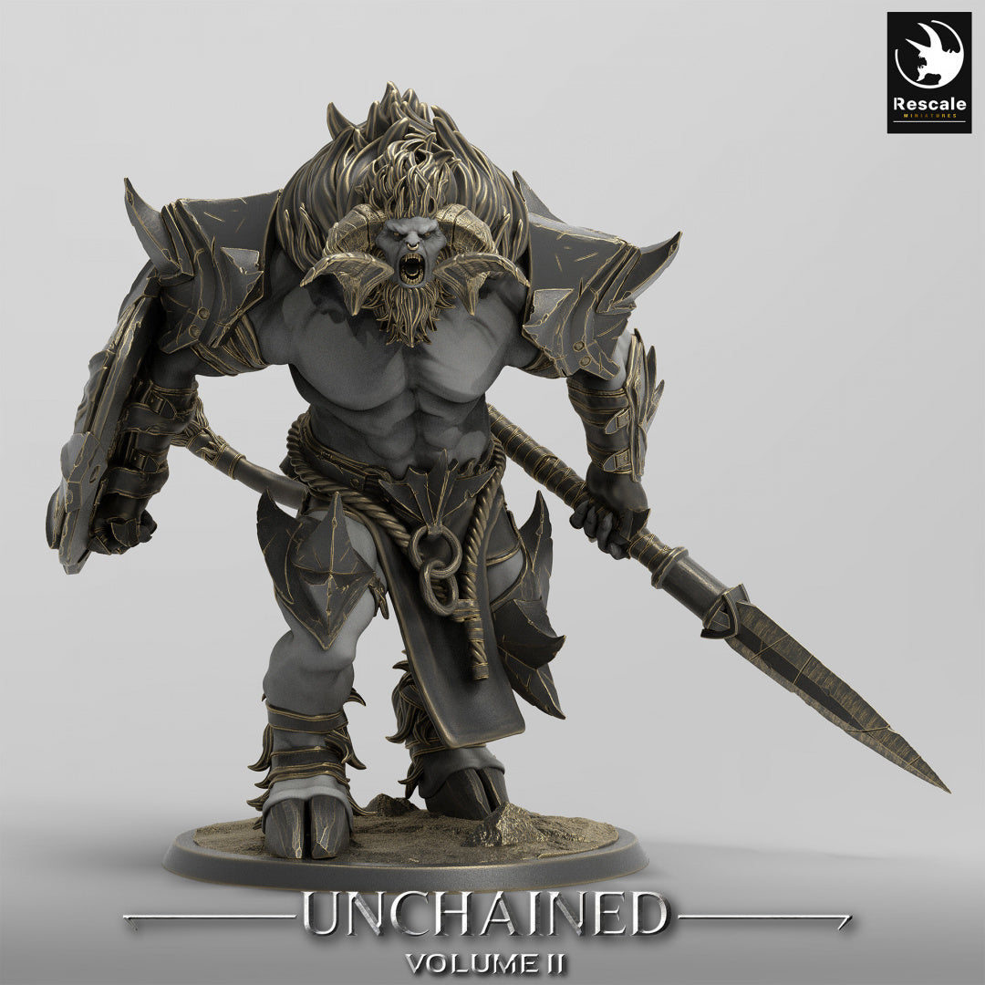 Minotaur - aus der Reihe Unchained II. von Rescale Miniatures