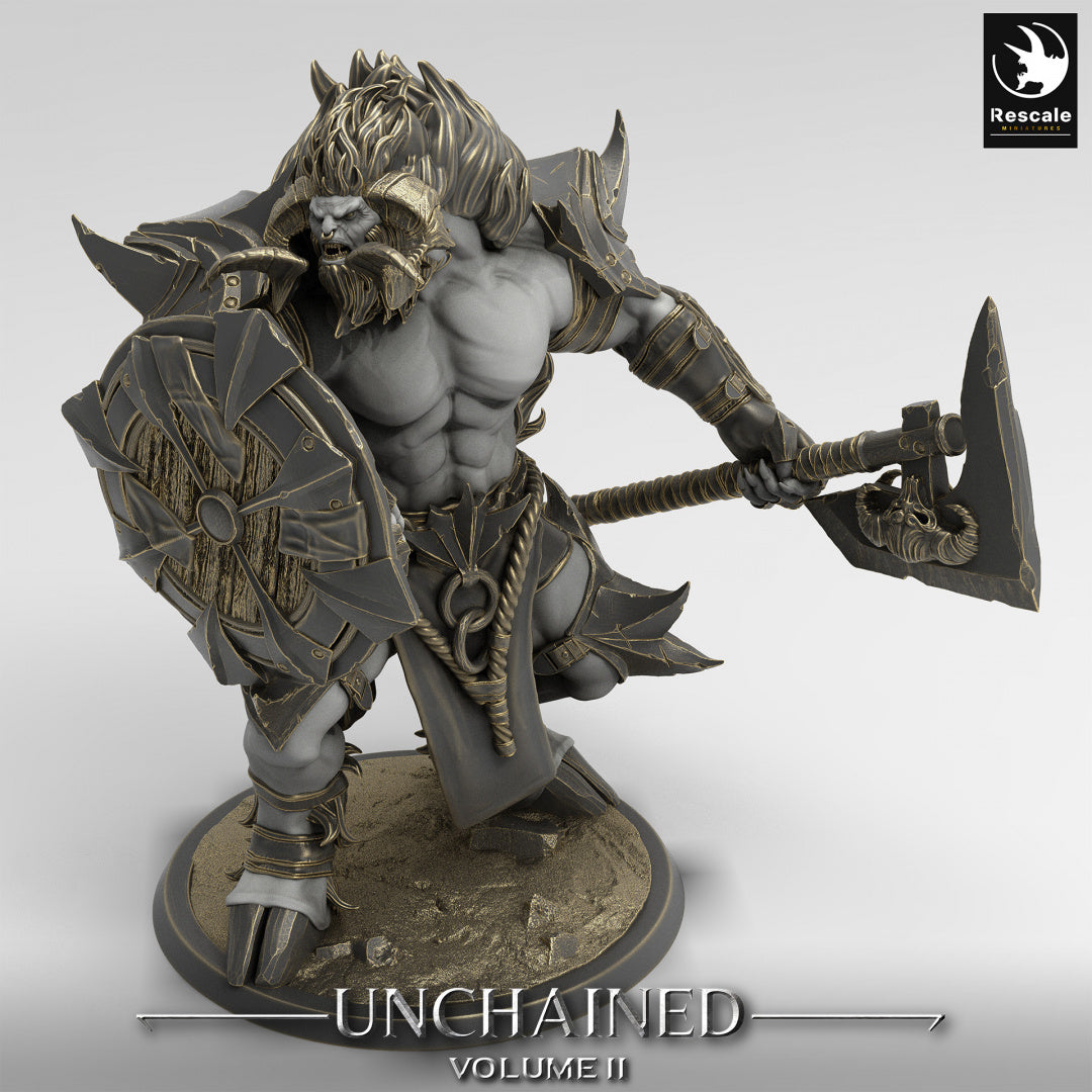 Minotaur - aus der Reihe Unchained II. von Rescale Miniatures