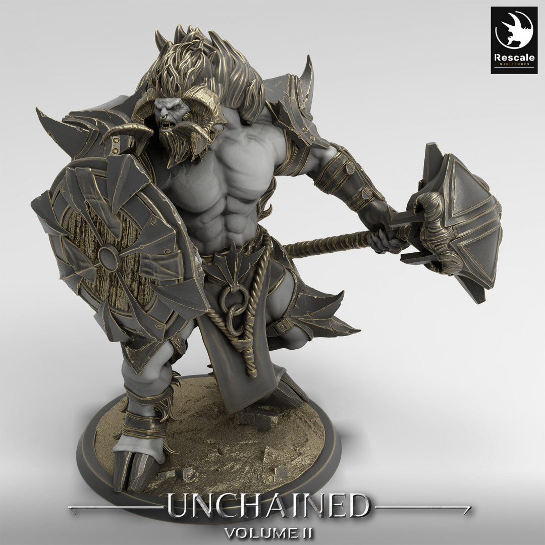 Minotaur - aus der Reihe Unchained II. von Rescale Miniatures