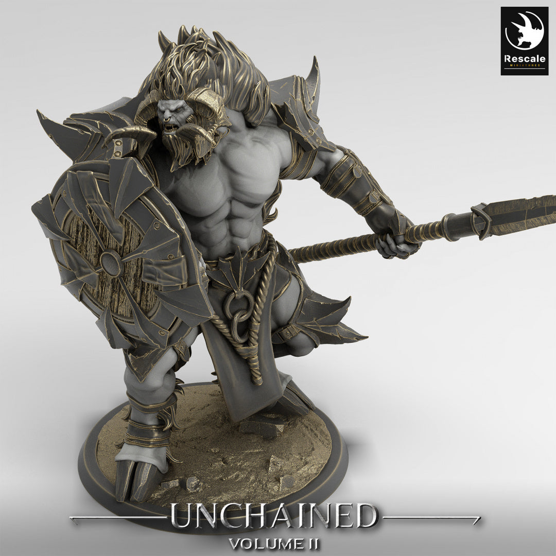 Minotaur - aus der Reihe Unchained II. von Rescale Miniatures